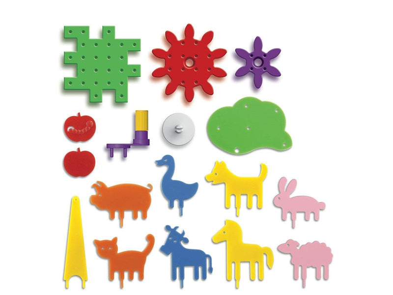 Quercetti - Georello Farm Gear Set 60pcs.