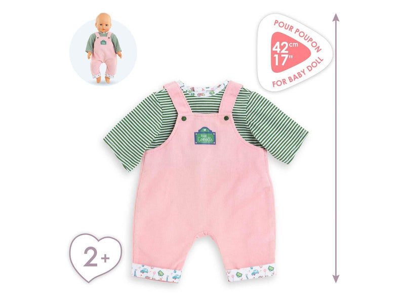 Corolle - T-Shirt and Overall for Baby Doll 42cm
