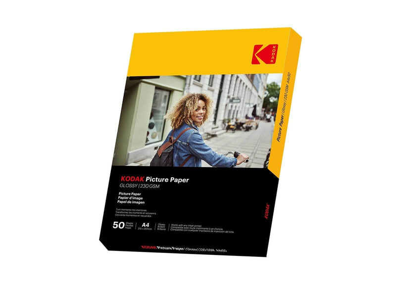 KODAK 21x29.7cm Glossy Photo Paper 230g/m² 50 Sheets