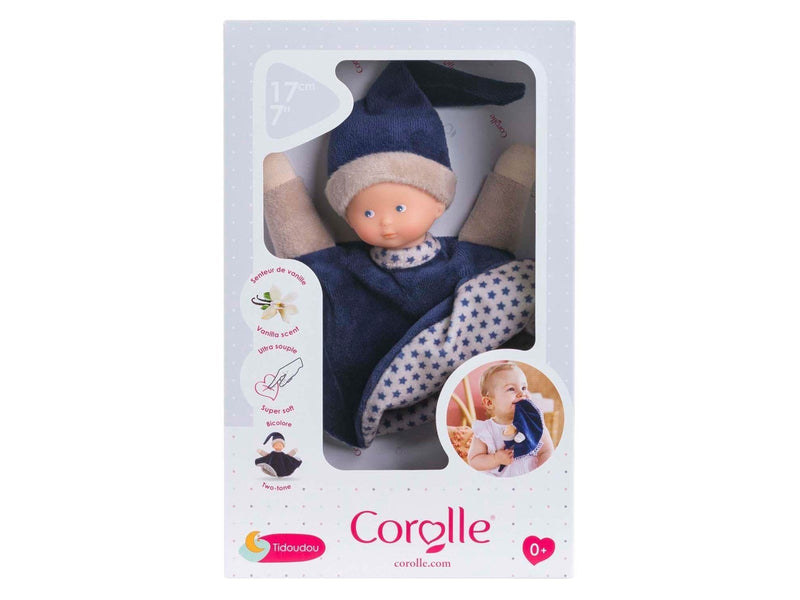 Corolle Tidoudou - Navy Blue Cuddle Cloth 17cm