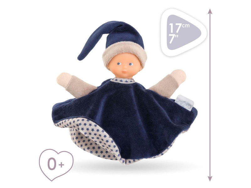 Corolle Tidoudou - Navy Blue Cuddle Cloth 17cm