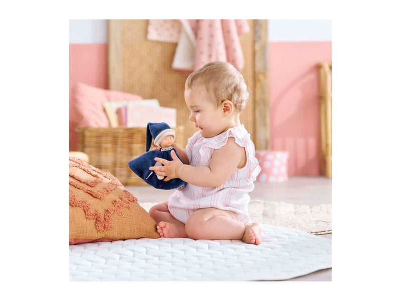 Corolle Tidoudou - Navy Blue Cuddle Cloth 17cm