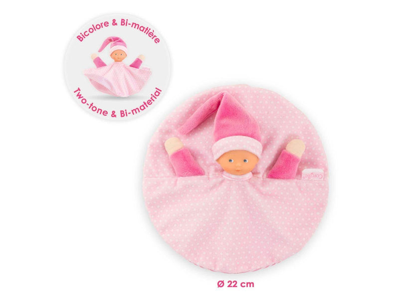 Corolle Tidoudou - Pink Cuddle Cloth 17cm