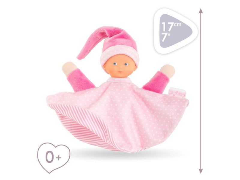 Corolle Tidoudou - Pink Cuddle Cloth 17cm