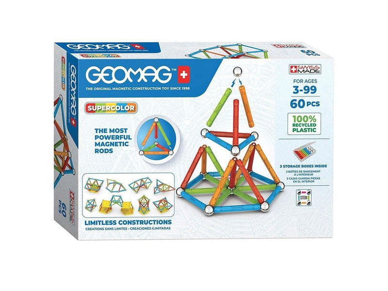 Geomag Super Color Recycled 60 pcs.