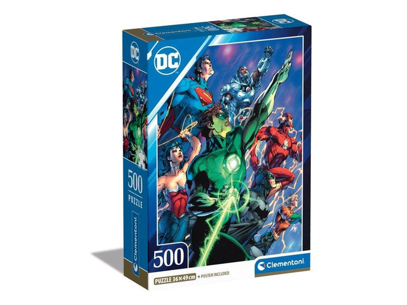 Clementoni DC Comics Justice League Super Heroes (500)