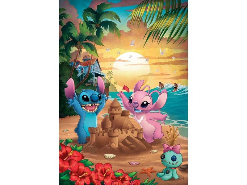 Clementoni Disney Stitch and Angel Sandcastle (500)
