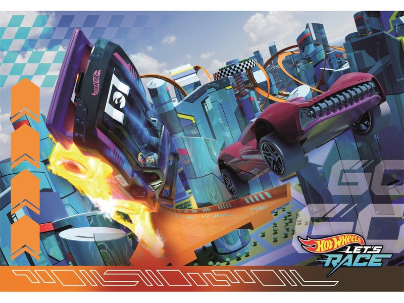 Clementoni Hot Wheels Super Colour Jigsaw Puzzle (2x20)