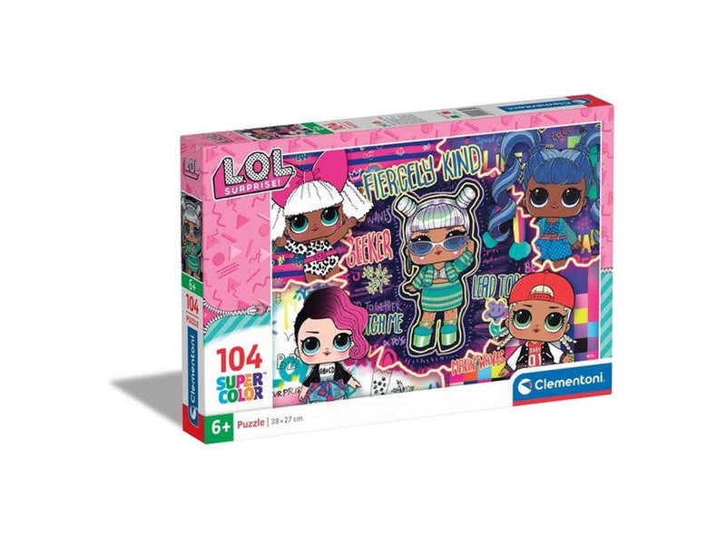 Clementoni LOL Surprise! Super Colour Jigsaw Puzzle (104)