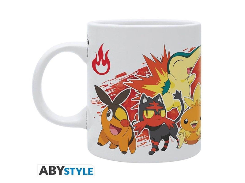 ABYstyle - POKEMON Mug Fire Starters White - Becher