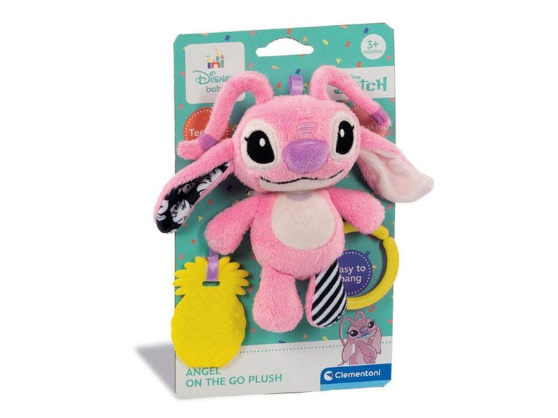 Clementoni Disney Stitch Baby Angel Soft Rattle baby hanging toy