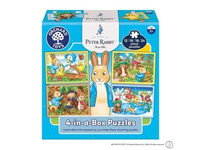 Orchard Peter Rabbit 4-in-a-Box Puzzles