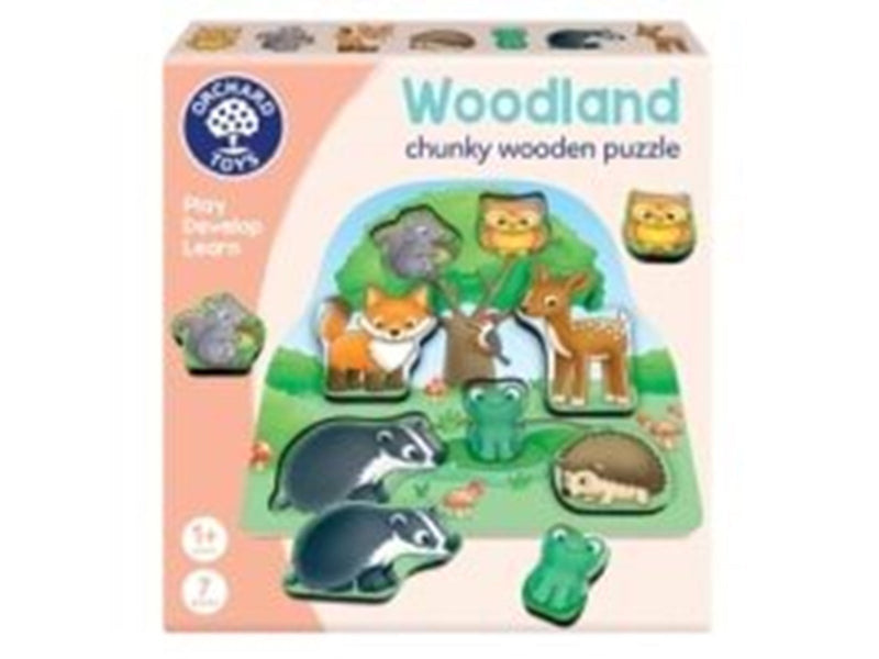 Orchard Woodland Chunky Wooden Puzzle