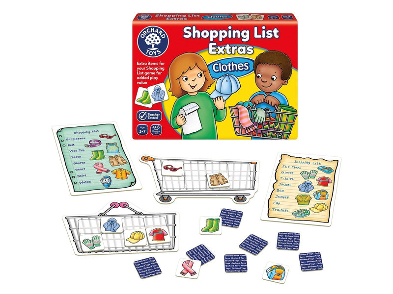 Orchard Shopping List Extras Pack Clothes