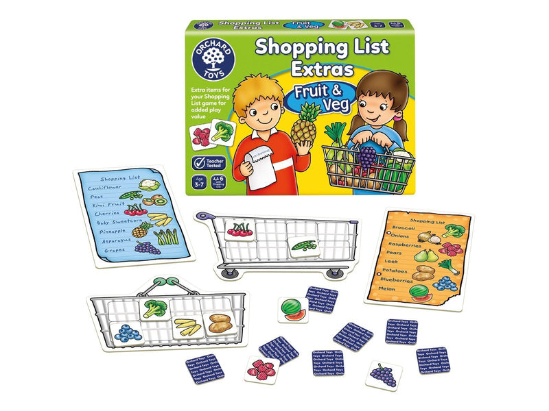 Orchard Shopping List Extras Fruit & Veg