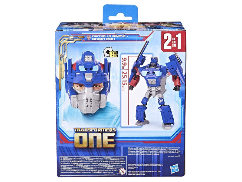 Transformers One 2-in-1 Optimus Prime (Orion Pax) Mask & Action Figure 25 cm