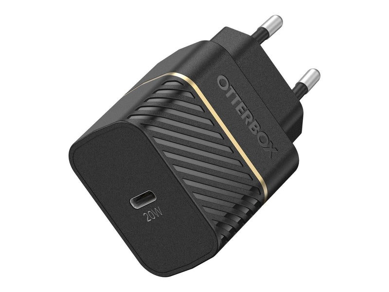 OtterBox EU Wall Charger 20W - 1X USB-C 20W USB-PD Black