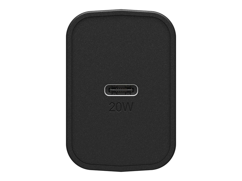 OtterBox EU Wall Charger 20W - 1X USB-C 20W USB-PD Black