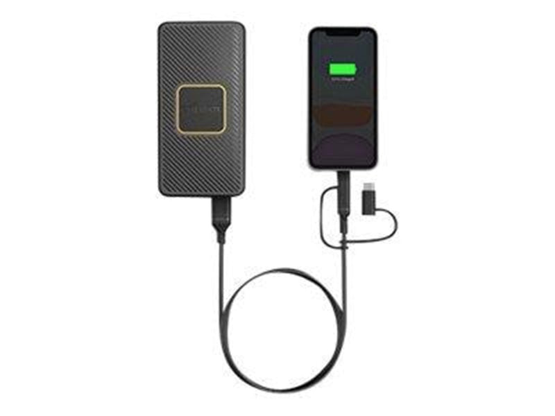 OtterBox 3in1 USBA-Micro/Lightning/USBC cable Black