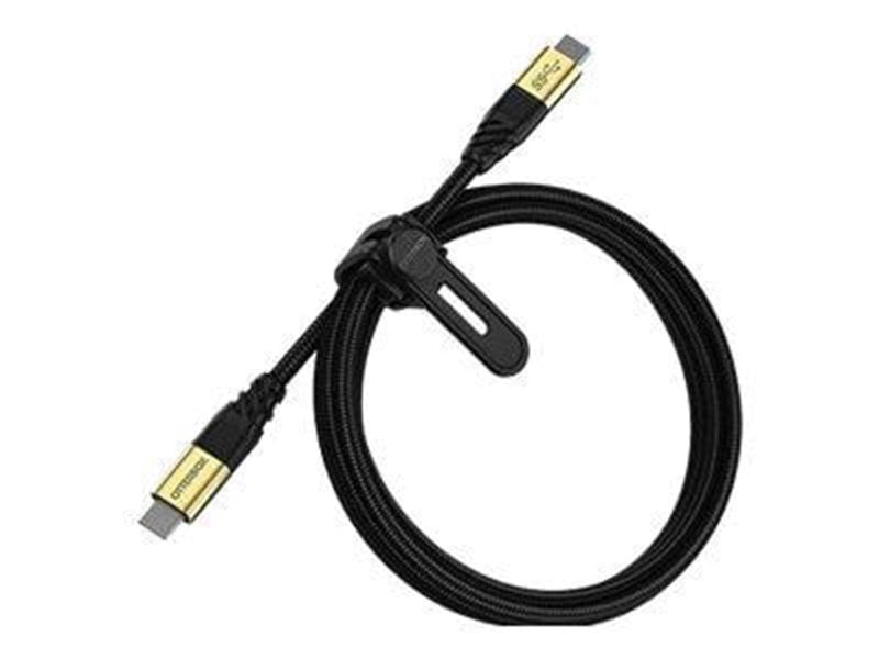OtterBox Premium Cable USB C-C 3.2 Gen1 1.8M - black