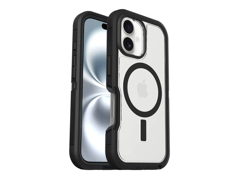 OtterBox Defender XT Clear Apple iPhone 16 Dark Side - clear/black - ProPack