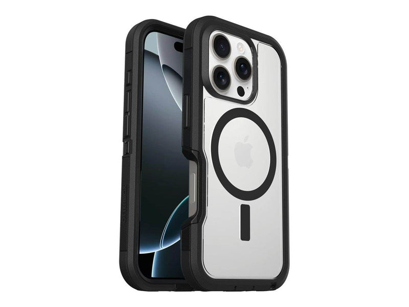 OtterBox Defender XT Clear Apple iPhone 16 Pro Dark Side - clear/black - ProPack