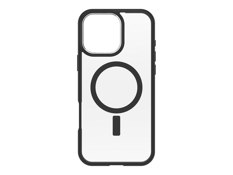 OtterBox React MagSafe Apple iPhone 16 Pro Max Black Crystal - clear/black - ProPack