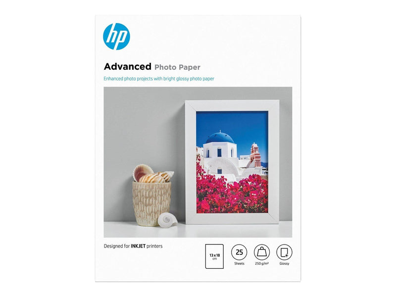 HP Advanced Glossy Photo Paper 25 sheet