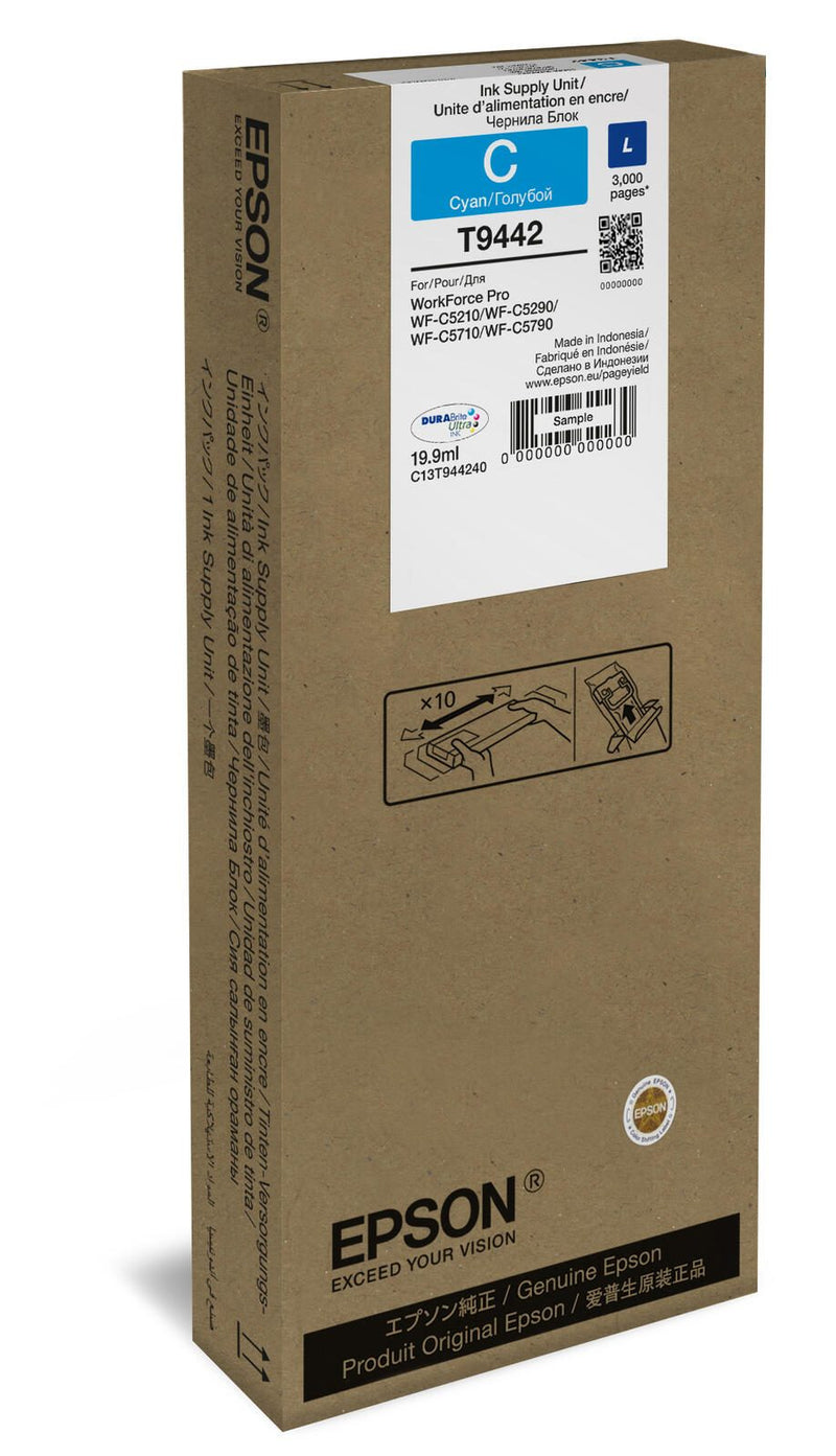 Epson Original T9442 Druckerpatrone - cyan (C13T944240)
