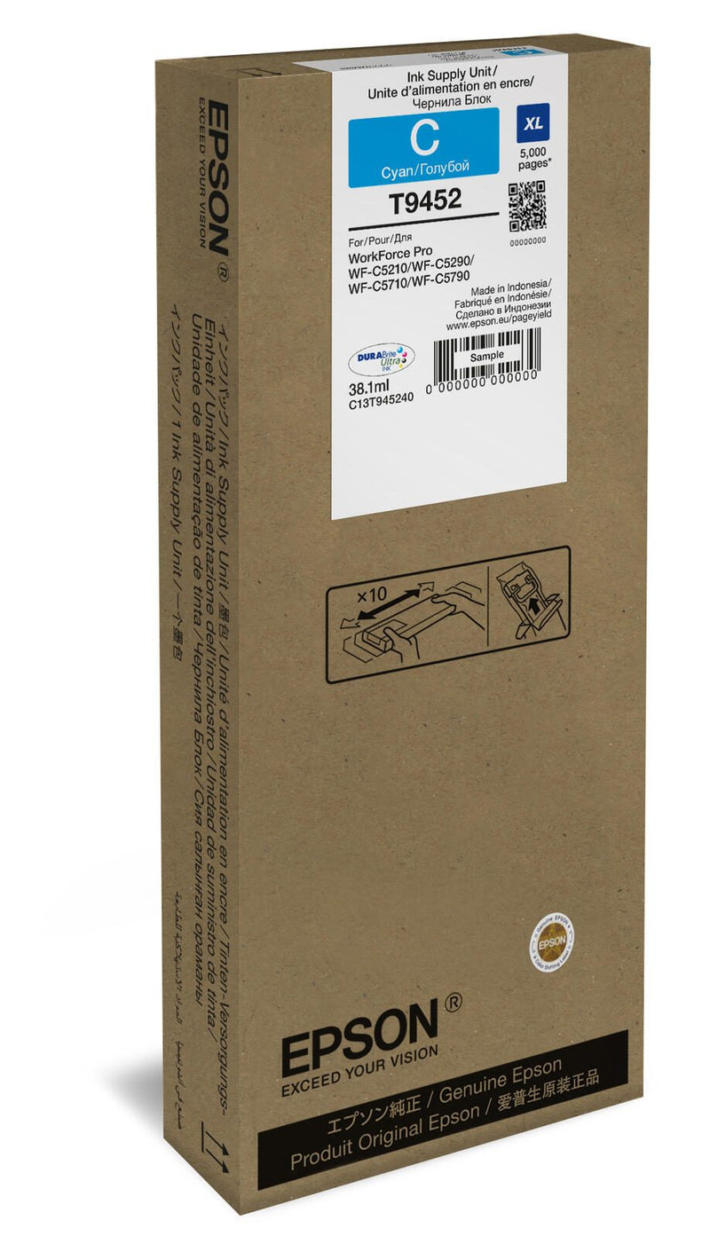 Epson Original T9452XL Druckerpatrone - cyan (C13T945240)