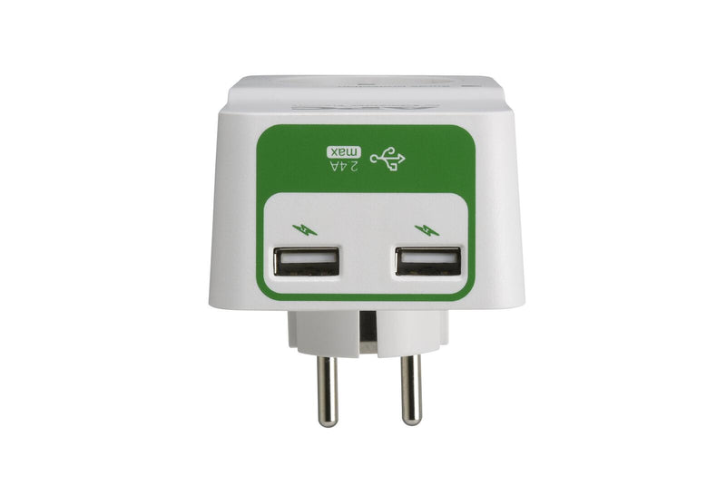 APC PM1WU2 Essential SurgeArrest 1 Ausgang, 230 V, 2 USB-Ports mit Ladefunktion