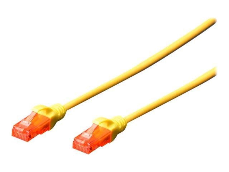 DIGITUS Professional patch cable - 10 m - yellow - Gelb - 10 meter