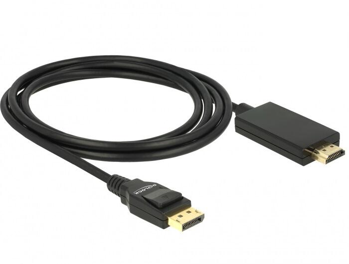 DeLOCK Kabel DisplayPort 1.2 zu High Speed HDMI-A 2m