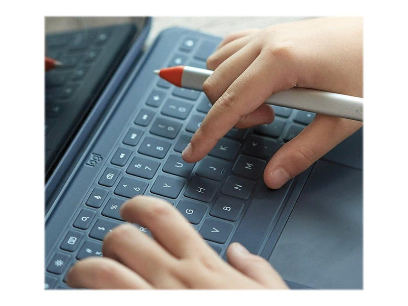 Logitech Rugged Combo 4 - keyboard and folio case - classic blue Input Device - Tastatur & Folio-Set - Blau
