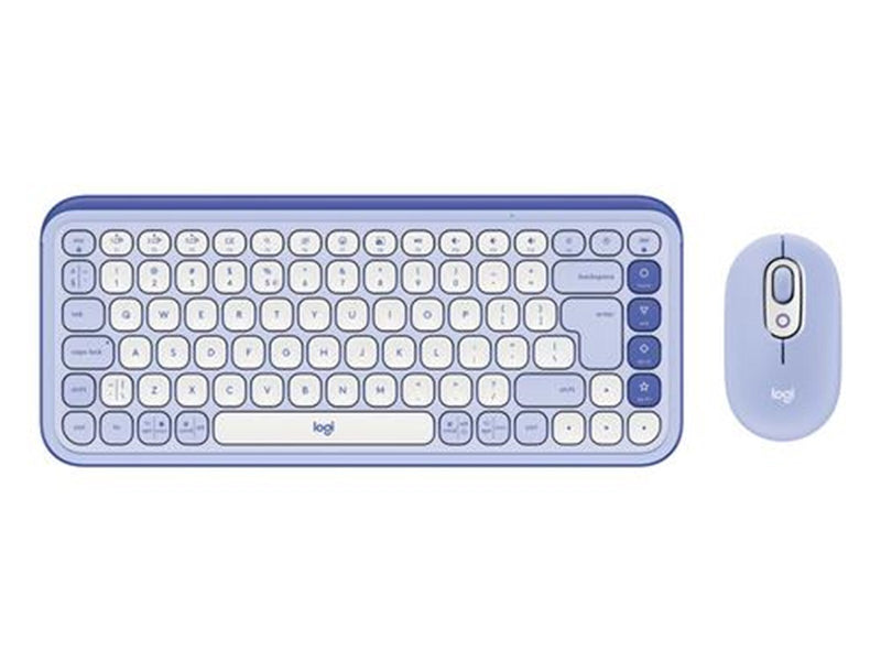 Logitech POP Icon Combo - Tastatur & Maus Set - Universal - Weiss