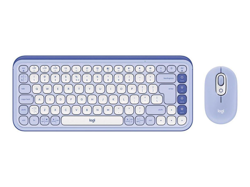 Logitech POP Icon Combo - Tastatur & Maus Set - Universal - Weiss