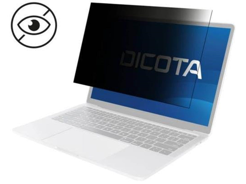Dicota 2-Way Magnetic Blickschutzfilter für Laptop 15.6" (16:9) | Schwarz