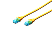 DIGITUS Patch-Kabel RJ-45 (M) zu RJ-45 (M) 1 m Kupfer U/UTP Cat 5e gelb (DK-1511-010/Y)