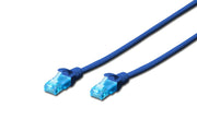 DIGITUS Patch-Kabel RJ-45 (M) zu RJ-45 (M) 3 m Kupfer U/UTP Cat 5e blau (DK-1511-030/B)