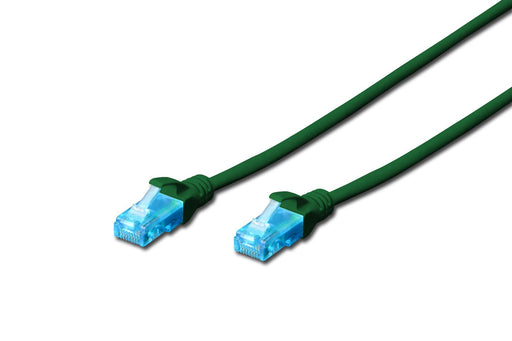DIGITUS Patch-Kabel RJ-45 (M) zu RJ-45 (M) 3 m Kupfer U/UTP Cat 5e grün (DK-1511-030/G)