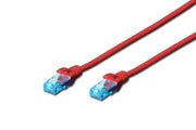 DIGITUS Patch-Kabel RJ-45 (M) zu RJ-45 (M) 5 m Kupfer U/UTP Cat 5e rot (DK-1511-050/R)