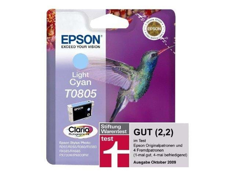 Epson T0805 Light Cyan - Tintenpatrone Helles Cyan