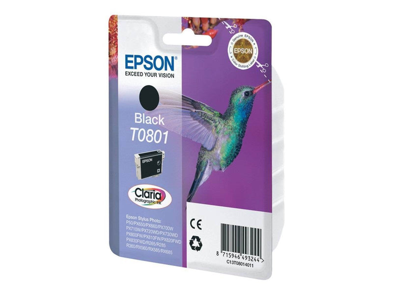 Epson T0801 / C13T08014011 Black Ink 7ml - Tintenpatrone Schwarz