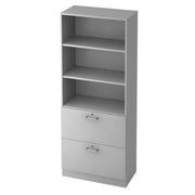 HAMMERBACHER Regalschrank 7300 CE, V7300/5/5/CE lichtgrau