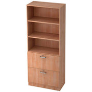 HAMMERBACHER Regalschrank 7300 CE, V7300/N/N/CE nussbaum