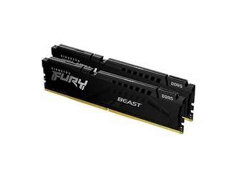 Kingston FURY Beast DDR5-6000 - 64GB - CL30 - Dual Channel (2 pcs) - AMD EXPO & Intel XMP - Schwarz