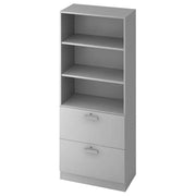 HAMMERBACHER Regalschrank 7300 NU, V7300/5/5/NU lichtgrau