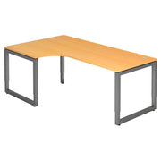 HAMMERBACHER VRS82/6/G höhenverstellbarer Schreibtisch 65 - 85 cm buche / anthrazit