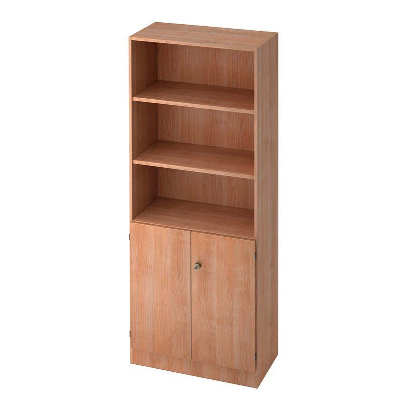 HAMMERBACHER Regalschrank V6770, V6770/N/N/SG nussbaum