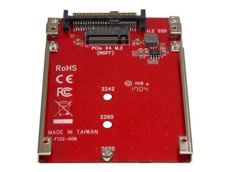 StarTech.com M.2 Drive to U.2 (SFF-8639) Host Adapter for M.2 PCIe NVMe SSDs - interfaceadapter - M.2 Card - U.2